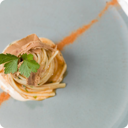 Spaghettoni - Bottarga di tonno rosso - Alfio Visalli Spaghettoni- Bottarga di tonno rosso- Alfio Visalli